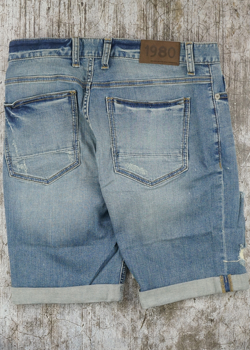 Quần Short Spao Slim &amp; Fit Destroyed Denim Shorts - SIZE 30