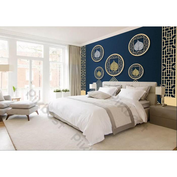 Tranh dán tường Bức tường lá nghệ thuật, tranh 3d dán tường hiện đại MS1074368