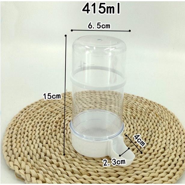 Cóng nước 490ml, 75ml , 120ml , 260ml, 415ml cho chim yến hót, finch, vẹt nhỏ...