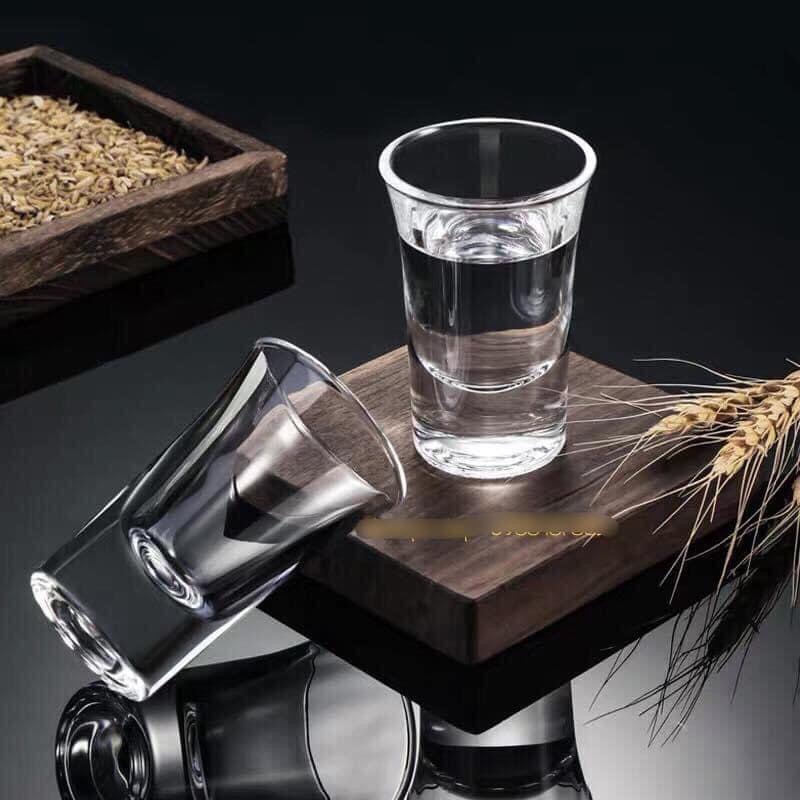 Bộ 6 ly thủy tinh đế dày cao cấp