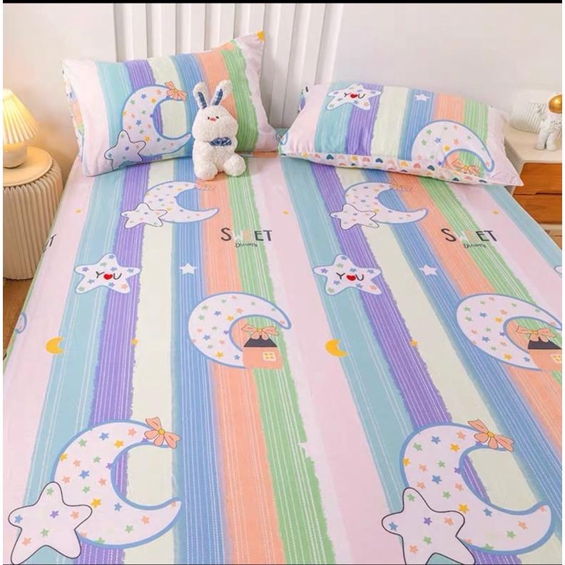 Ga gối cotton living 100%, drap cotton lạnh phong cách Châu Âu