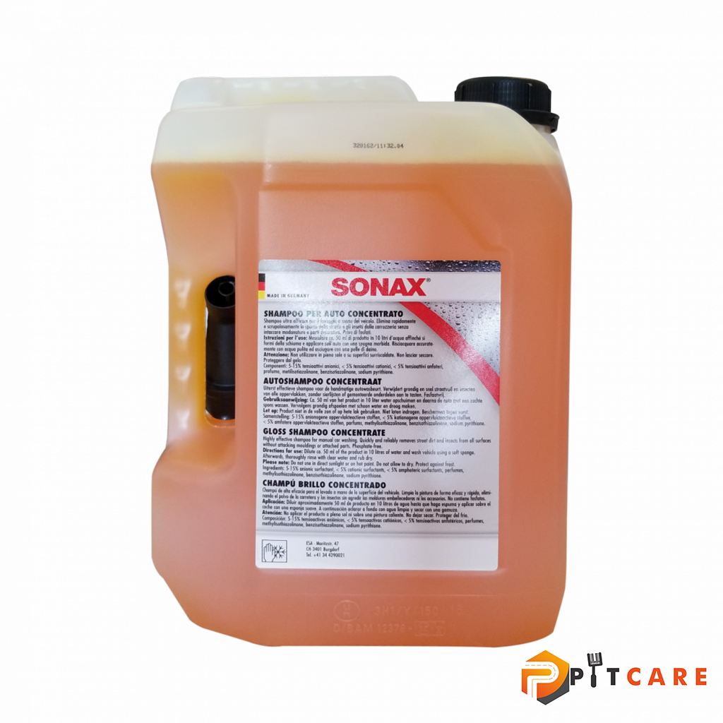 Nước Rửa Xe Đậm Đặc Sonax Gloss Shampoo Concentrate Can 5L 314500