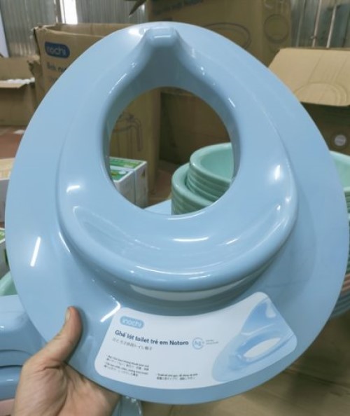 Ghế lót bồn cầu toilet cho bé cao cấp, kháng khuẩn Inochi Notoro Nhật Bản, tập đi vệ sinh cho trẻ thông minh