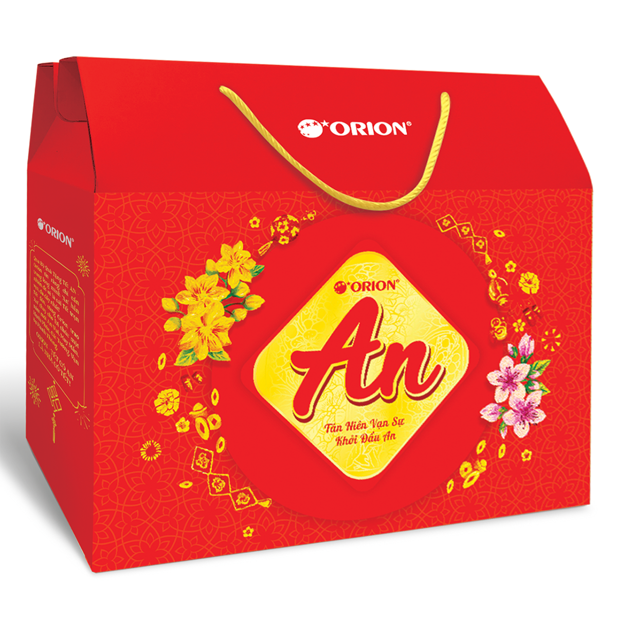 Bộ Quà Tết ORION - AN TÀI LỘC 1 657.6g (Dạng Túi Xách)