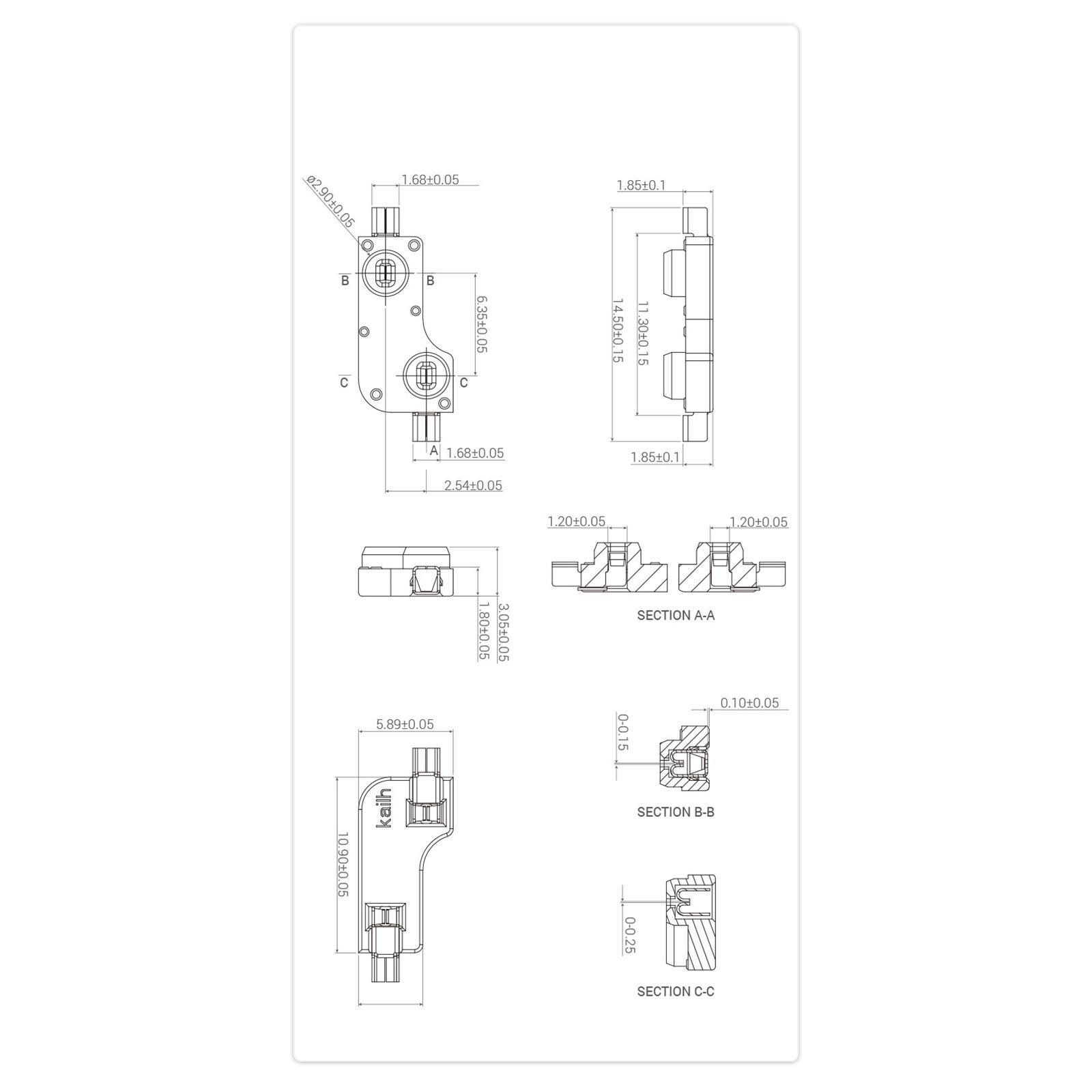 Hot Swap Socket Connector for Keyboard Switches 20Pcs