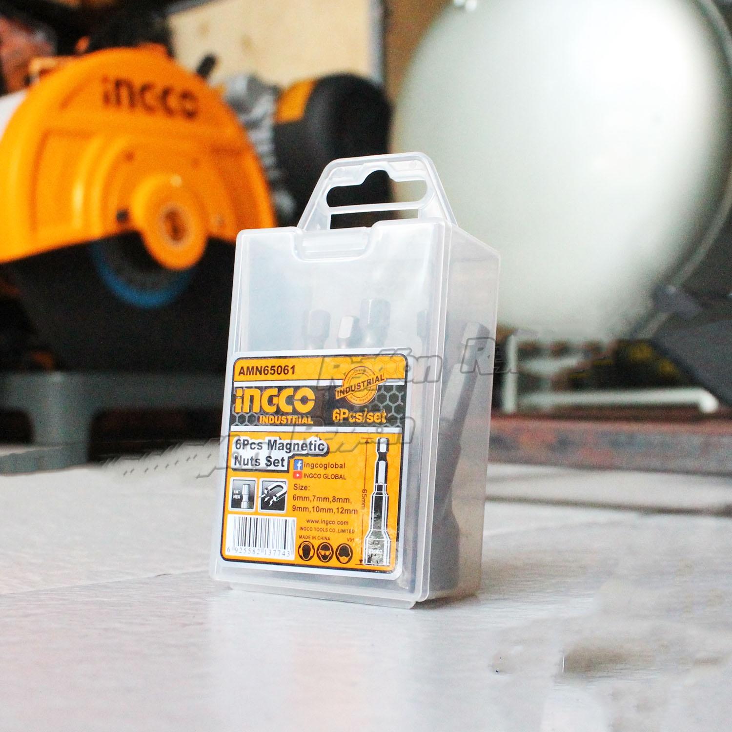 BỘ ĐẦU BẮN TÔN ĐA NĂNG 6 CHI TIẾT INGCO AMN65061 - HÀNG CHÍNH HÃNG