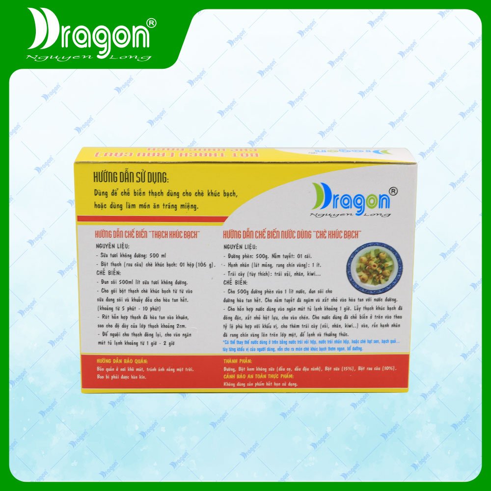 Bột Thạch Chè Khúc Bạch Sữa Tươi Dragon