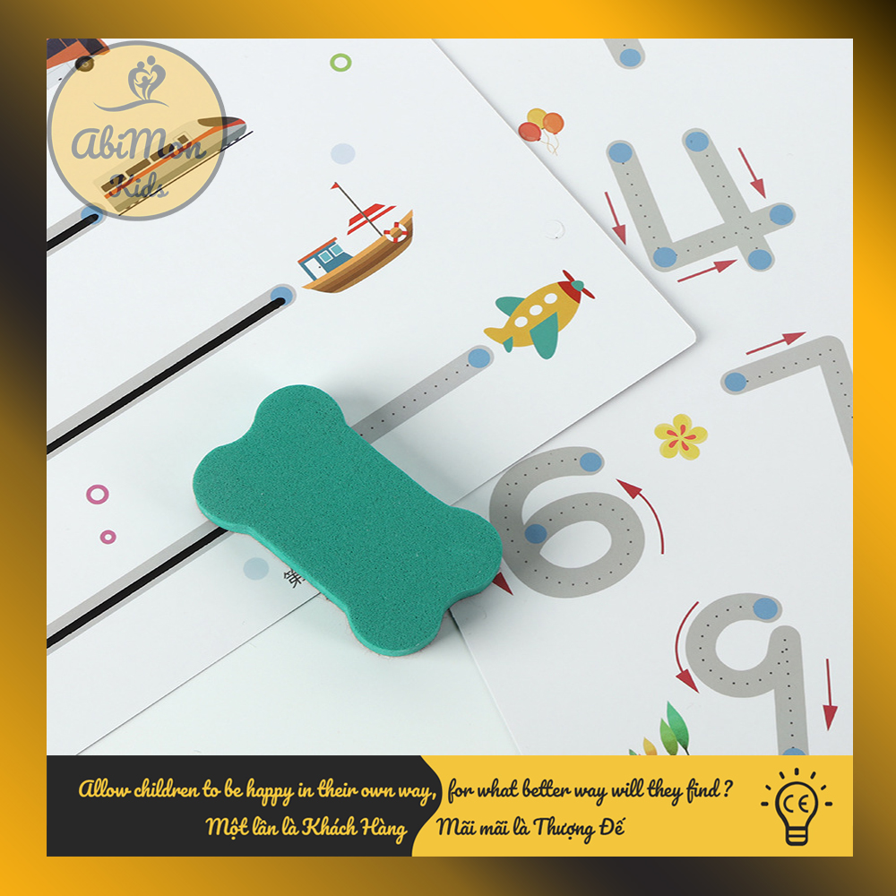 Đồ Chơi Tập Viết, Tập Tô Cho Bé || Montessori cao cấp || Đồ chơi Gỗ - Giáo Dục - An toàn - Thông minh