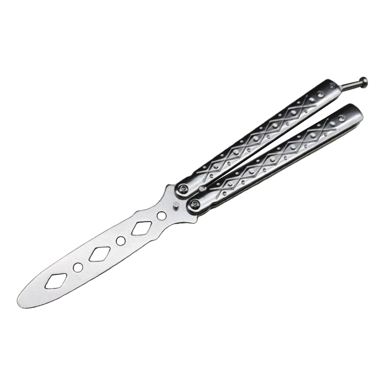 Set of 2 Butterfly Balisong Trainer Training Knife Tool Safe Use Gifts