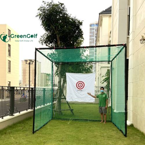 Bộ Lưới khung sắt tập golf 3x3x3m [GIÁ SIÊU SỐC