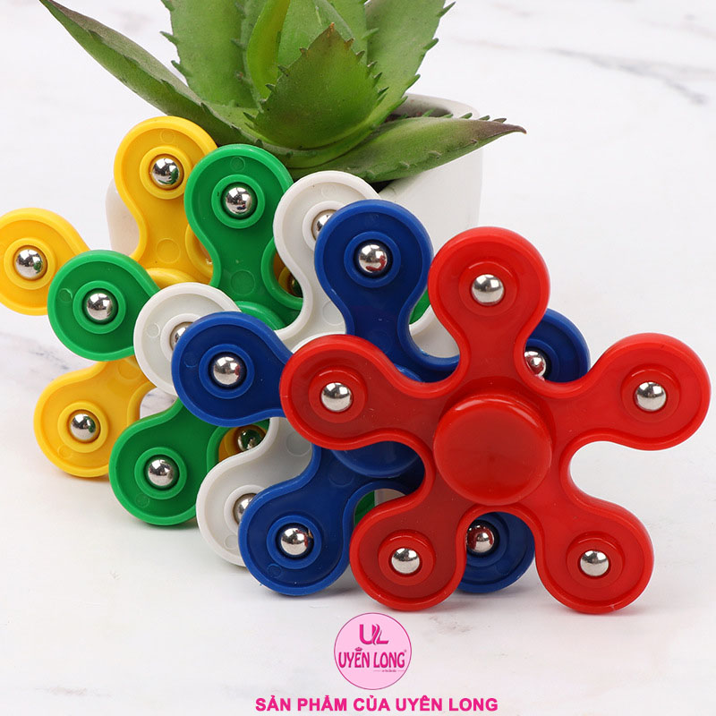 Con Quay Bi Finger Spinner 5 Cánh, Đồ Chơi Tương Tác, Giúp Giảm Stress, Tập Trung Suy Nghĩ Tăng Hiệu Quả Công Việc