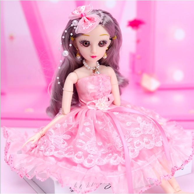 Váy Đầm Tiểu Thư Cho Búp Bê 36cm