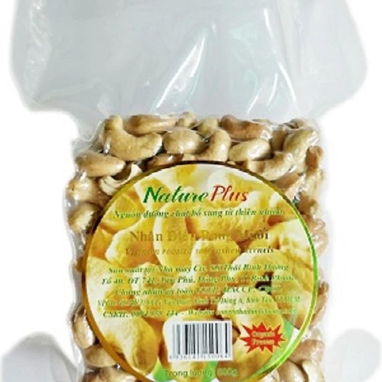 Hạt điều rang muối không vỏ lụa Natureplus ( túi 500g)