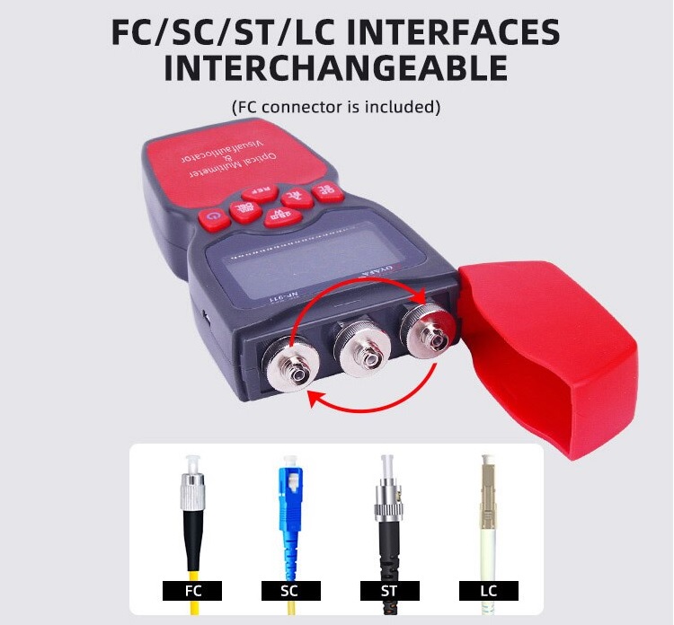 Máy Đo Công Suất Quang 3 Trong 1 Noyafa NF-911C - Hàng Chính Hãng