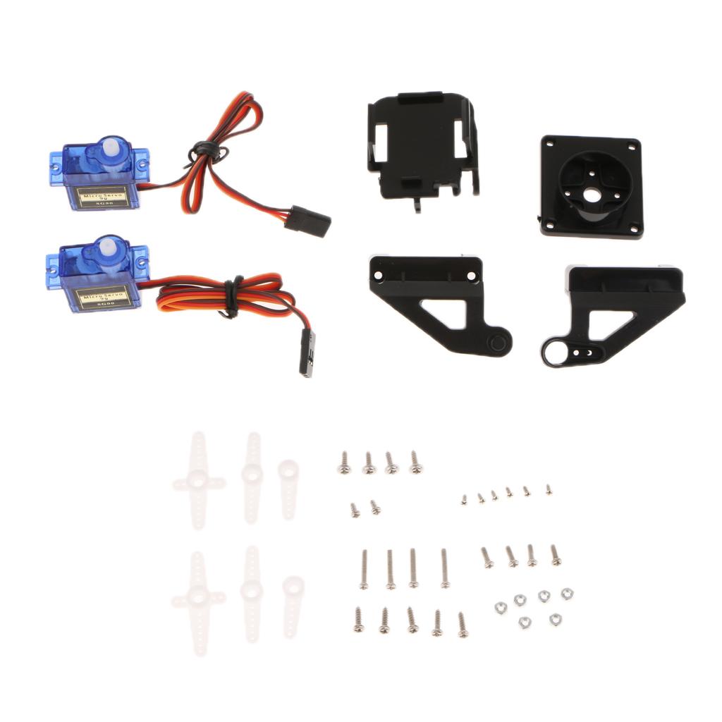 2 Chiếc Động Cơ Servo Camera Chống Rung Nền Tảng Khung Máy Bay