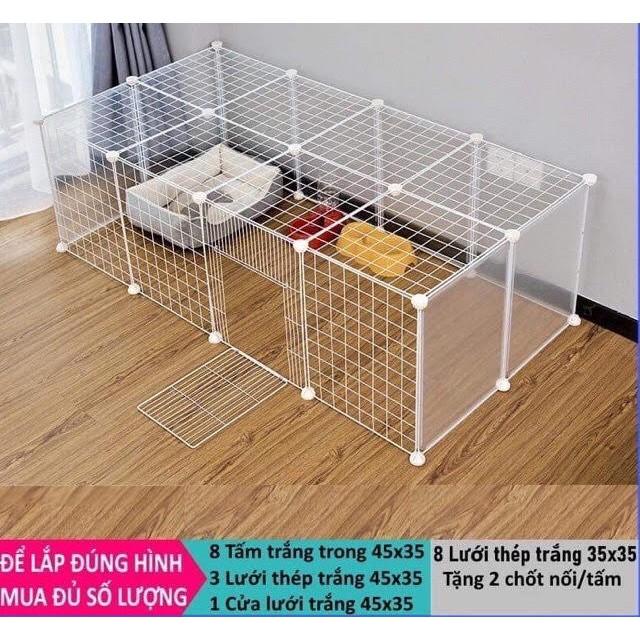 Lưới sắt lắp tủ, kệ - Lồng, chuồng quây chó, mèo - Có tặng kèm chốt gắn