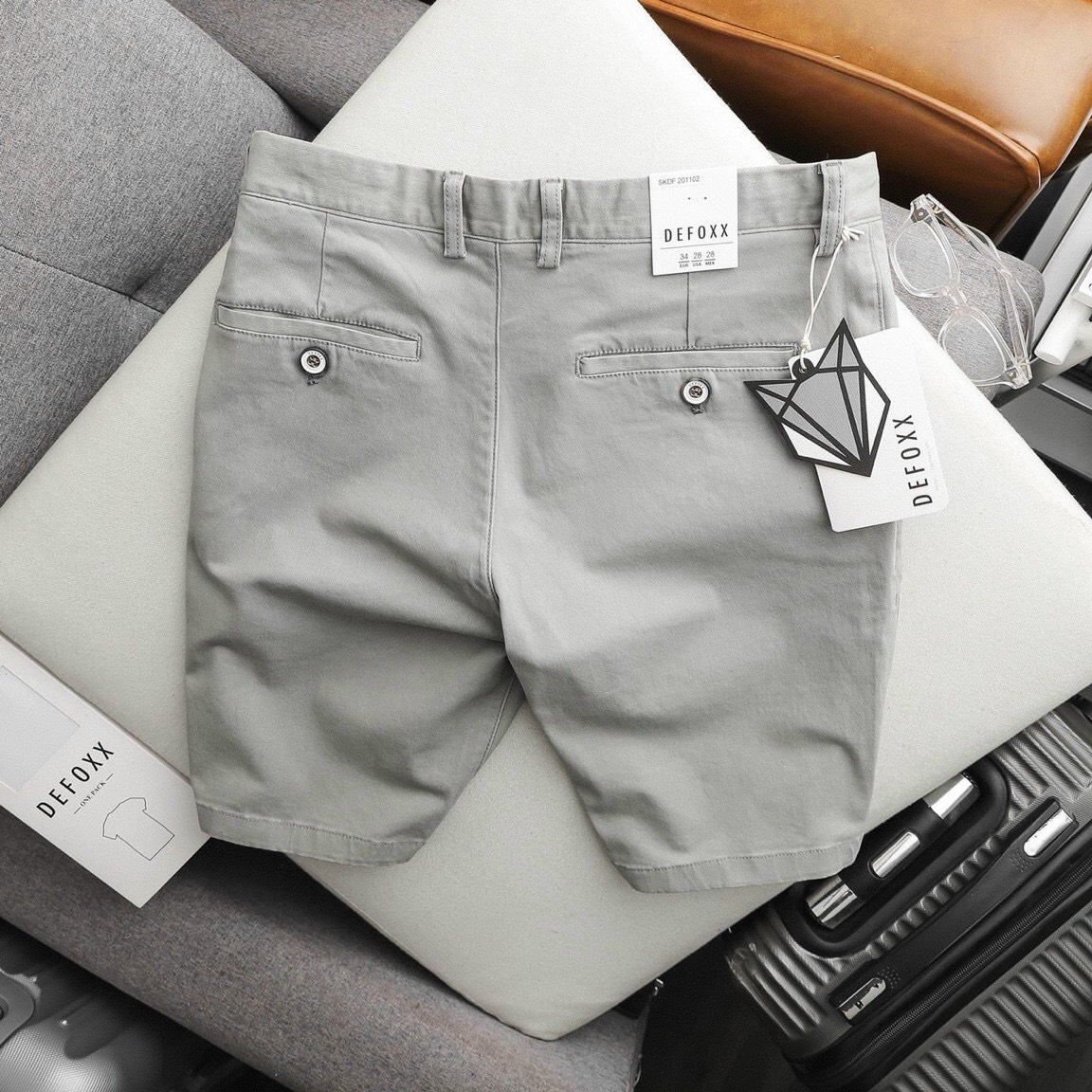 Quần Short kaki Nam Ngắn , Quần kaki Nam Trơn Mẫu Mới 2023 OBOK Fashion MS04