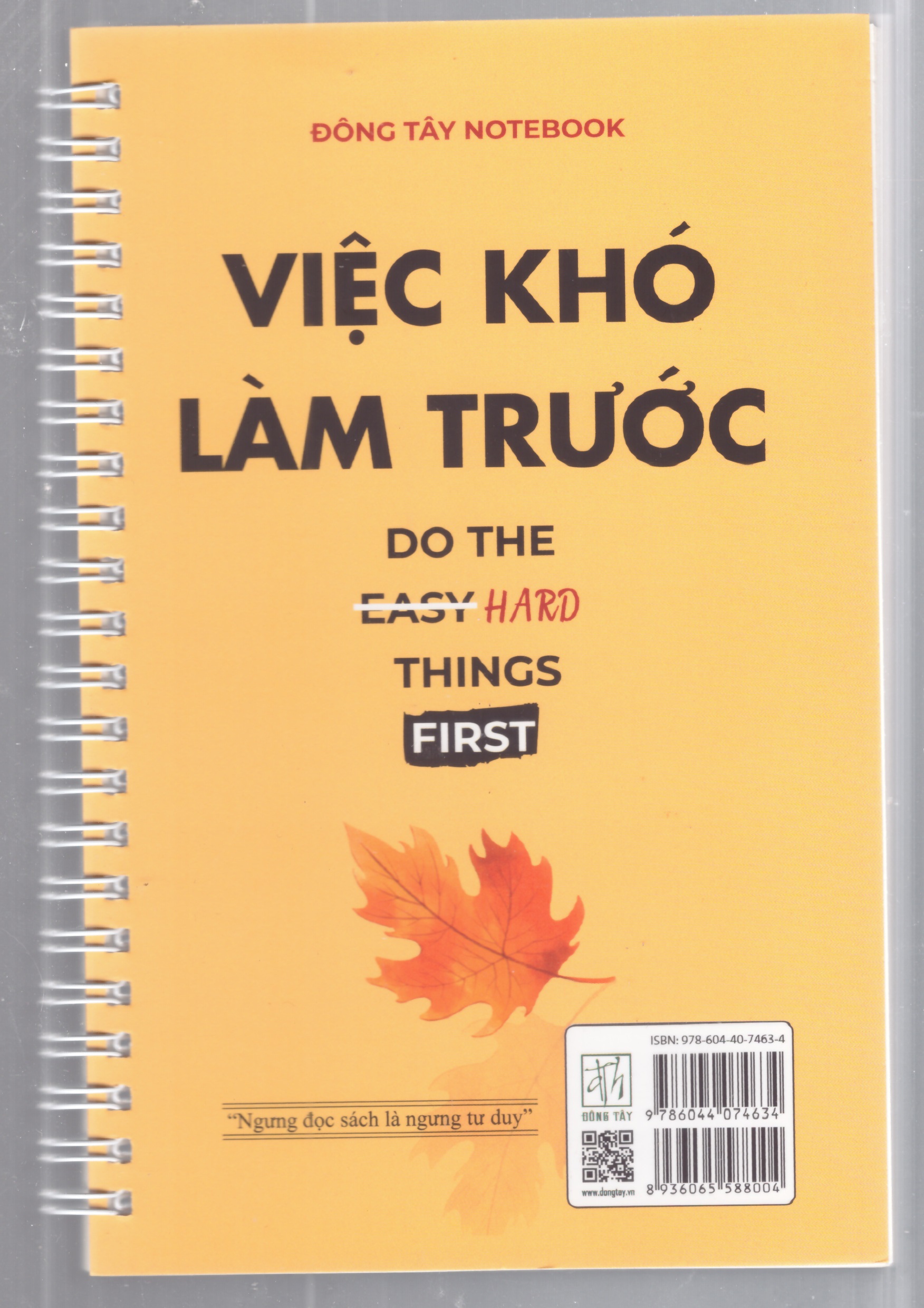 Sổ lò xo - Việc khó làm trước (song ngữ Anh Việt)
