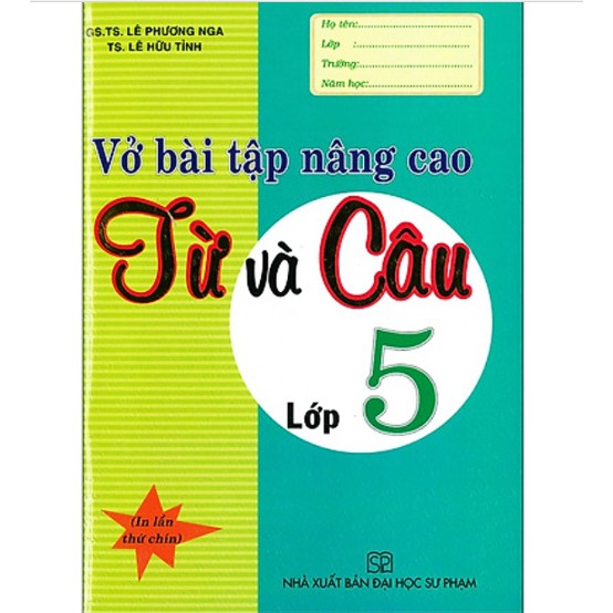 Sách - Vở Bài Tập Nâng Cao Từ Và Câu Lớp 5