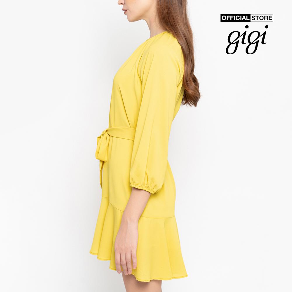 GIGI - Đầm mini đuôi cá Raglan Sleeve Trapeze G2101D221115