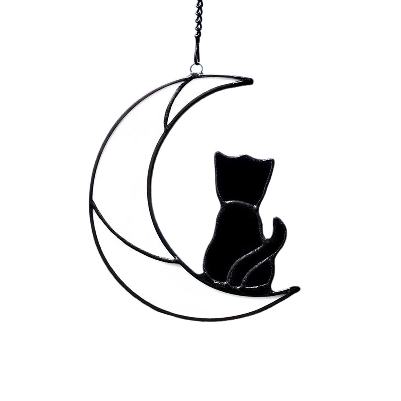 Stained Glass Window Hanging Panel for Indoor Outdoor Living Room Home Decor