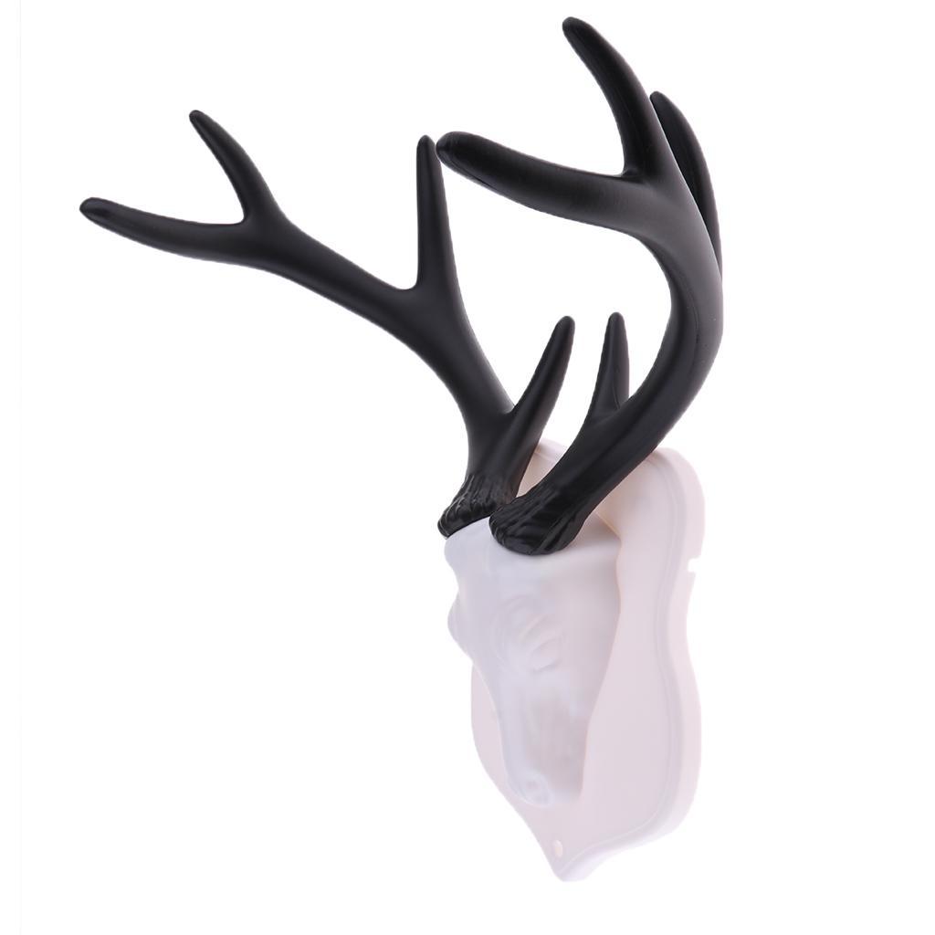Animal Deer Head Hook Hanger Rack Wall Mount Home Decoration