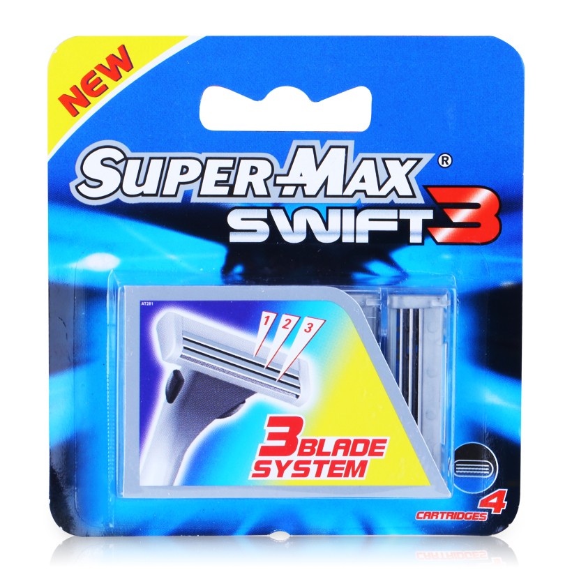 HỘP DAO THAY ĐẦU LƯỠI SUPERMAX SWIFT3 (NHẬP KHẨU ẤN ĐỘ  -  AT281)