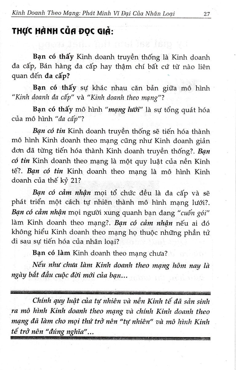 Bạn Biết Gì Về Điều Bạn Chưa Từng Biết - Tập 1 Quyển 2: Kinh Doanh Theo Mạng Phát Minh Vĩ Đại Của Nhân Loại