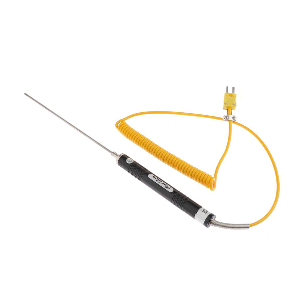 K-Type Thermocouple Temperature Probe, Stainless Steel Probe In Temperature Range -50-500 2m