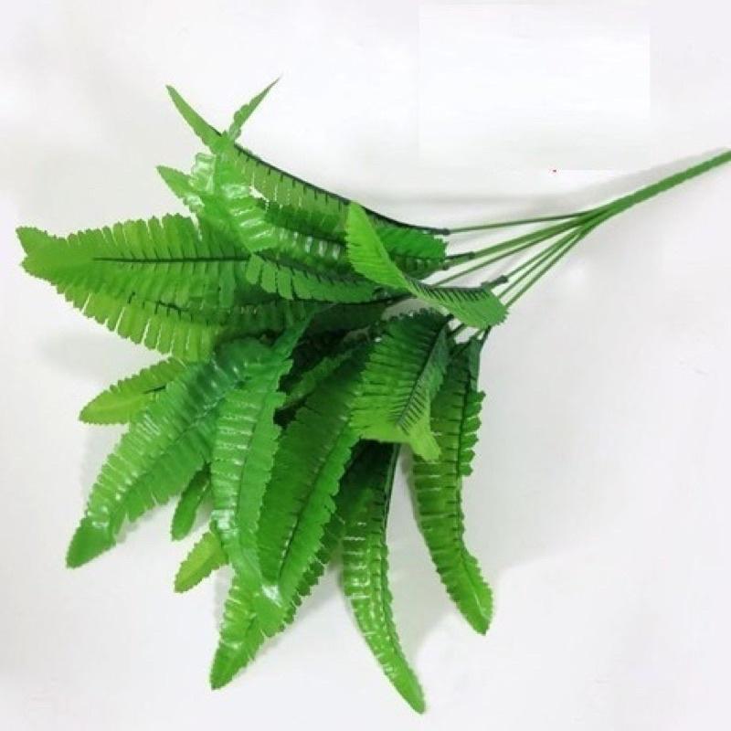 Cây dương xỉ vải 7 nhánh sẵn đủ màu - Cây lá trang trí