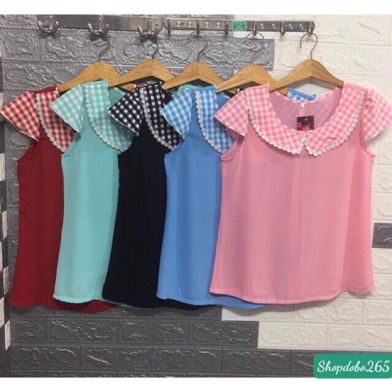 Đồ bộ nữ,đồ ngủ mặc nhà lửng 9 tấc vải tằm ý phối lụa caro siêu cưng size 45-65kg.