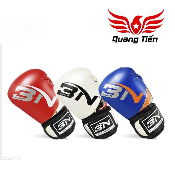 Freeship Găng tay boxing Bn tặng kèm túi đủ màu đủ size