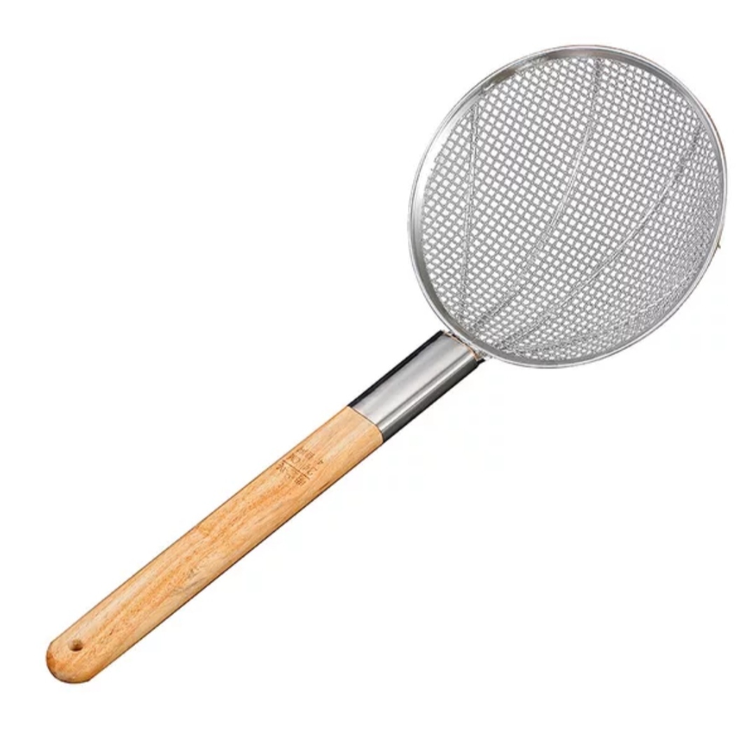 Dụng Cụ Chao Vơt inox Cán Gỗ Dùng Cho Nhà Bếp Nhà Hàng