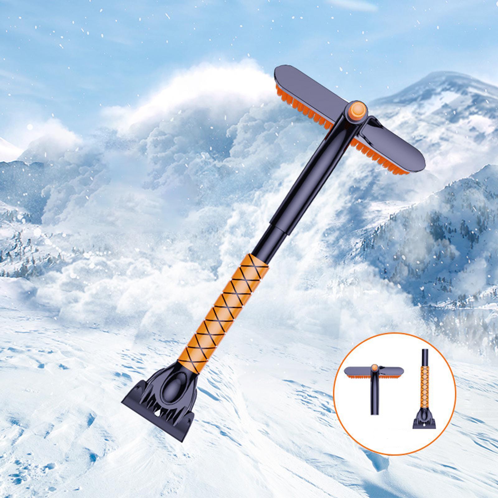 Telescopic Snow Brush and Snow Shovel Portable Universal for Vehicle
