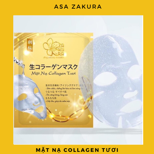 MẶT NẠ COLLAGEN TƯƠI ASA ZAKURA