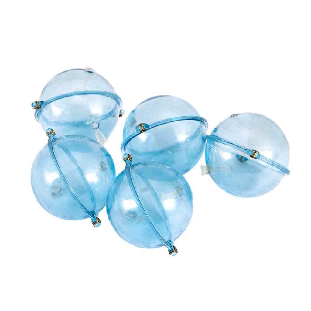S + 5x L Round Fishing Bobber Water Bubble Buoy Floats Air-lock Tackle Tool