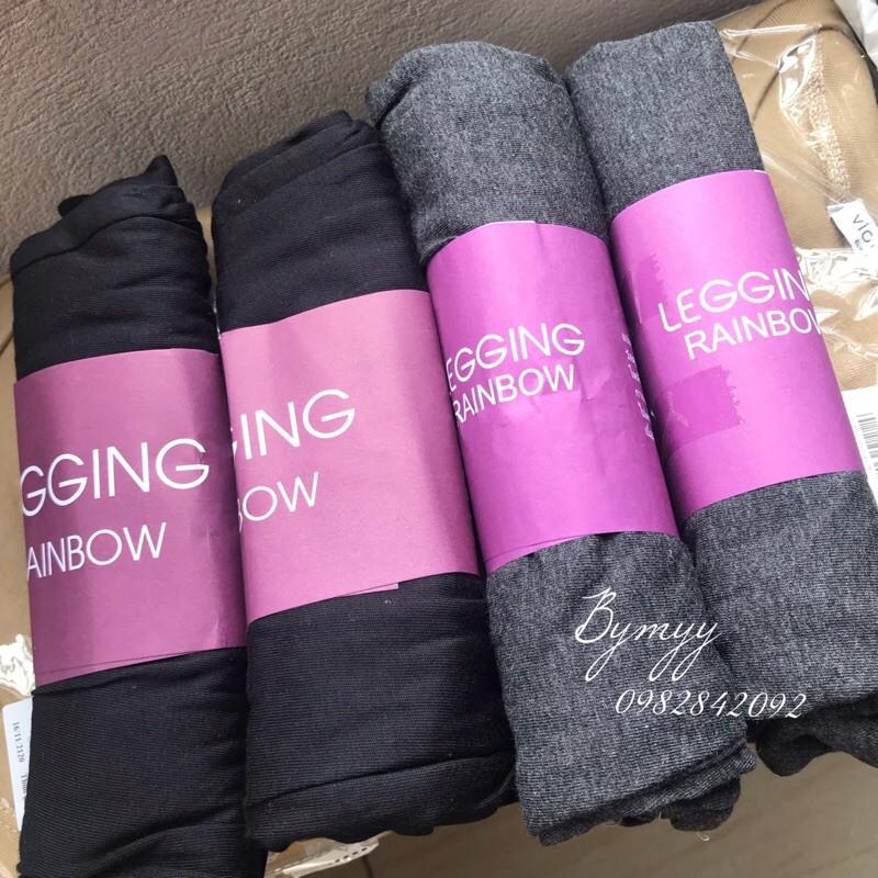 Quần Legging Lửng Nữ Siêu Hot Quần Legging Ngố Đùi Rainbow Cạp Chun Mềm Mịn QK01