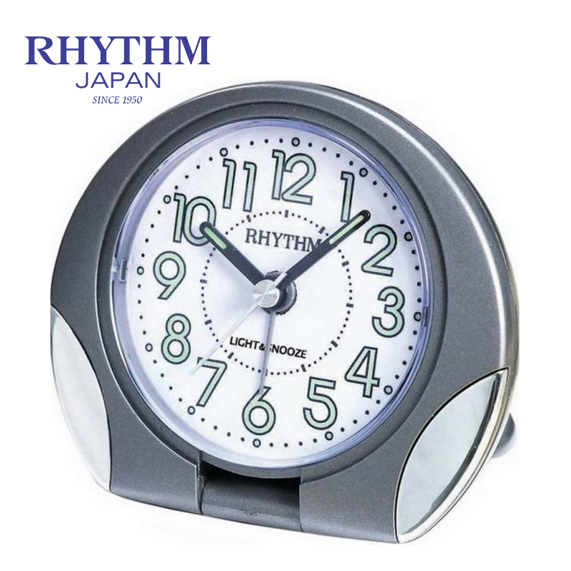 Đồng hồ báo thức Nhật Bản Rhythm CGE601NR08 - Kt 8.1 x 7.2 x 2.3cm, 45g