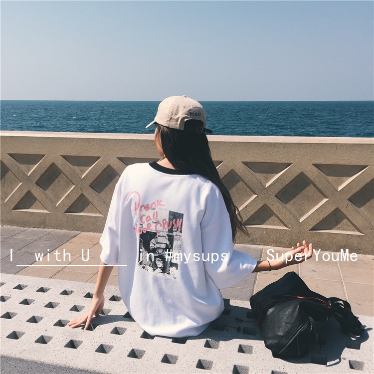 Áo thun form rộng phong cách hiphop so swag
