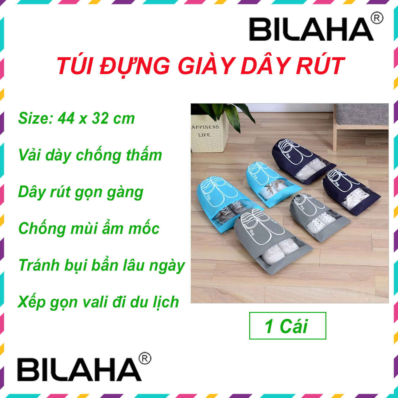 Túi Đựng Đồ Cá Nhân, Túi Đựng Mỹ Phẩm, Đồ Trang Điểm Makeup Du Lịch Chống Thấm Nước (Hàng Chính Hãng)