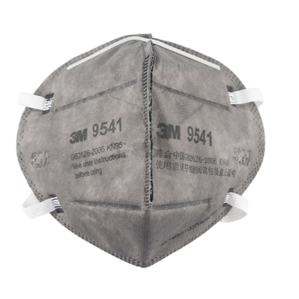 Khẩu trang than hoạt tính chống bụi, mùi hôi và kháng khuẩn N95 3M 9541