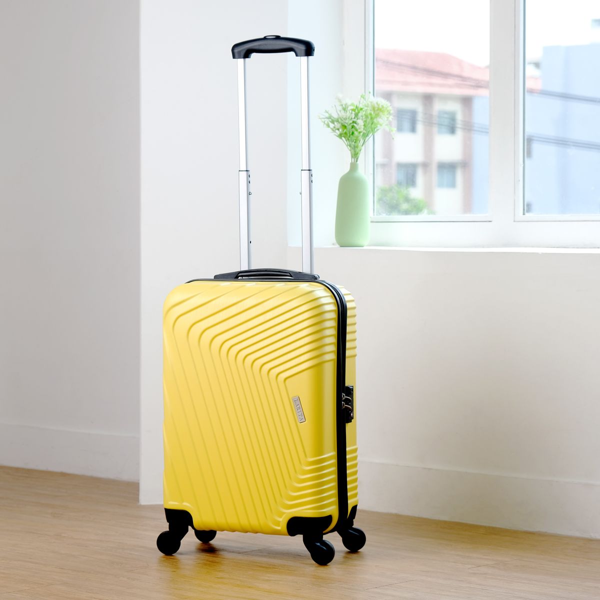 Vali Kéo Du Lịch Larita Monza Size 20 S Chống Bể Thương Hiệu - Bảo Hành Trọn Đời - Yellow