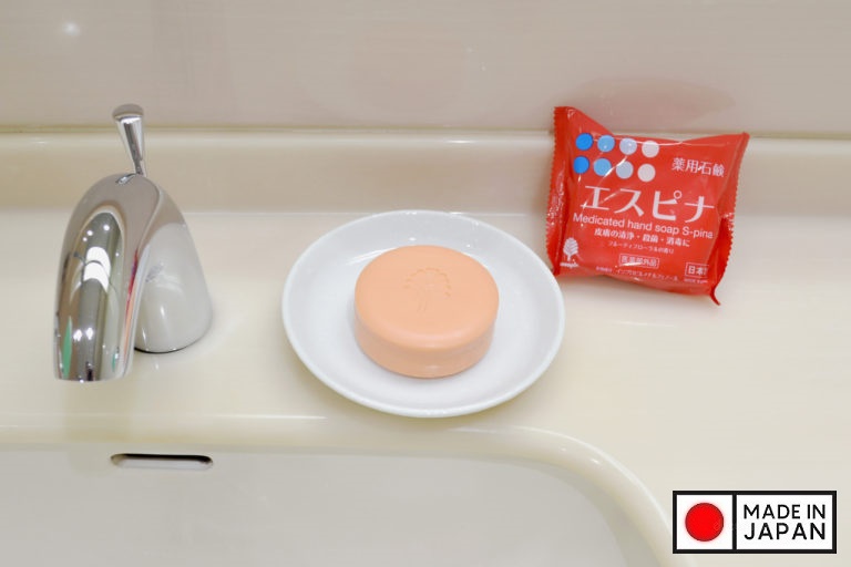 Xà phòng rửa tay dược liệu S-Pina 100g - Hương trái cây - Hàng Nội Địa Nhật Bản