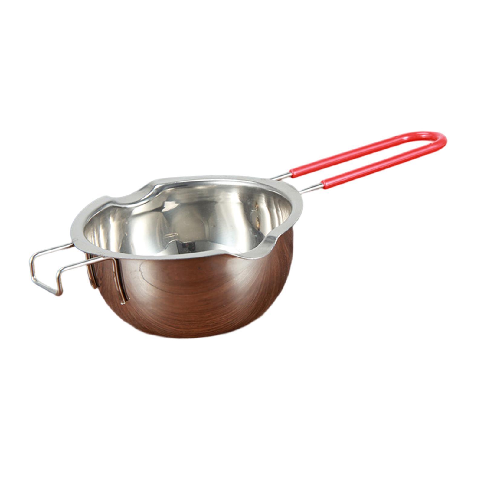 Melting Boiling Pot Double Spout Butter Melting Pot for Outdoor Home Cooking