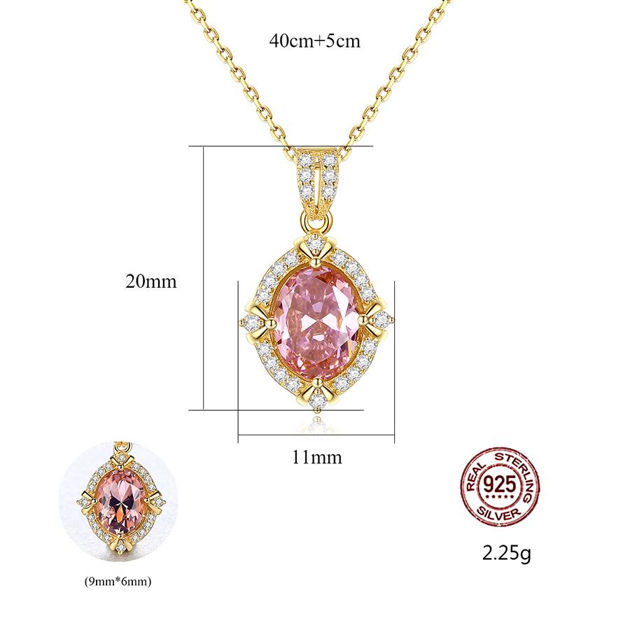 Dây chuyền cao cấp nữ bạc S925 đính đá DB2408 đẹp Bảo Ngọc Jewelry