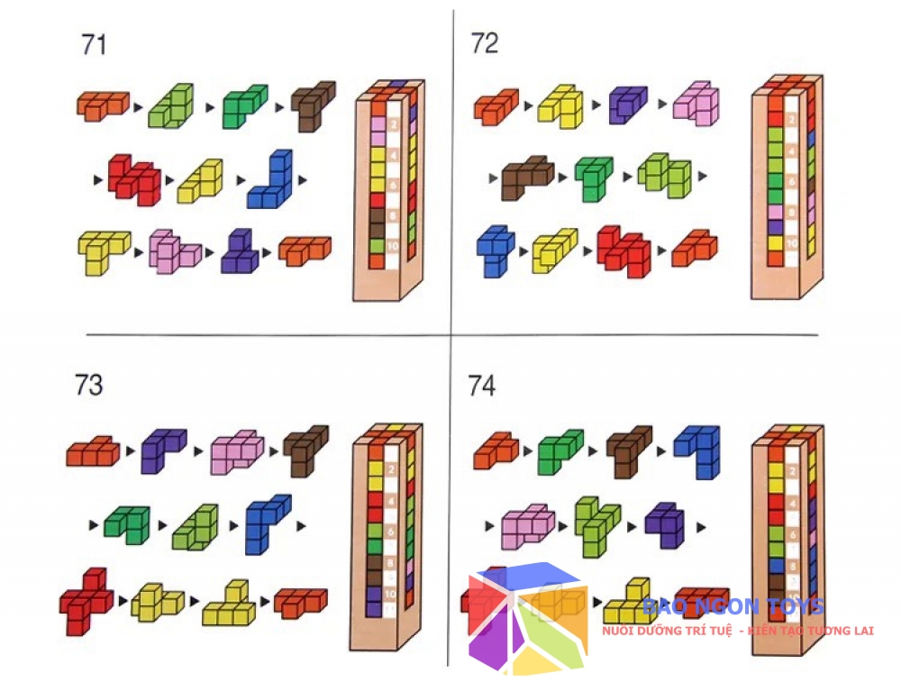 TRÒ CHƠI GỖ XẾP HÌNH THÁP TETRIS GIÚP BÉ PHÁT TRIỂN TRÍ THÔNG MINH, VẬN ĐỘNG TINH VÀ GIẢM STRESS - BAO NGON TOYS - DG230