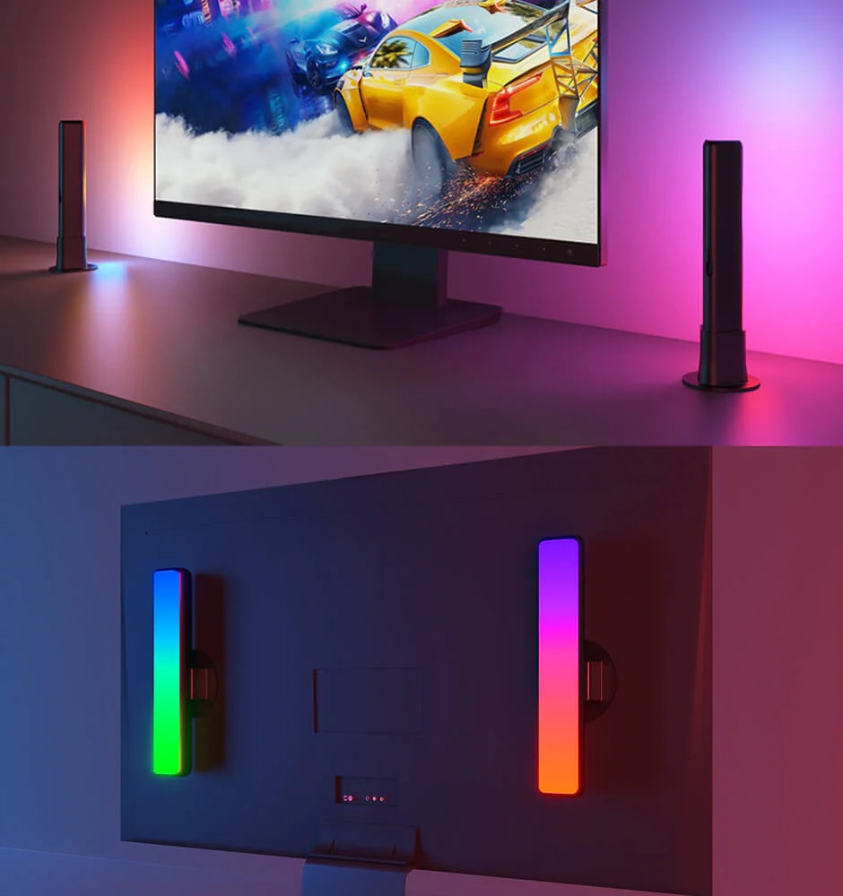 Đèn LED TV Govee RGBICWW WiFi + Bluetooth Flow Plus Light Bars H6056 | Đèn trang trí TV thông minh | Thiết kế sang trọng | Tính năng hiện đại