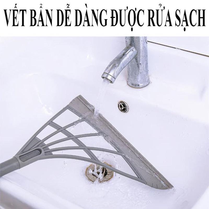 Chổi quét sàn gạt nước thông minh đa năng cán cầm inox chắc chắn 9160675666