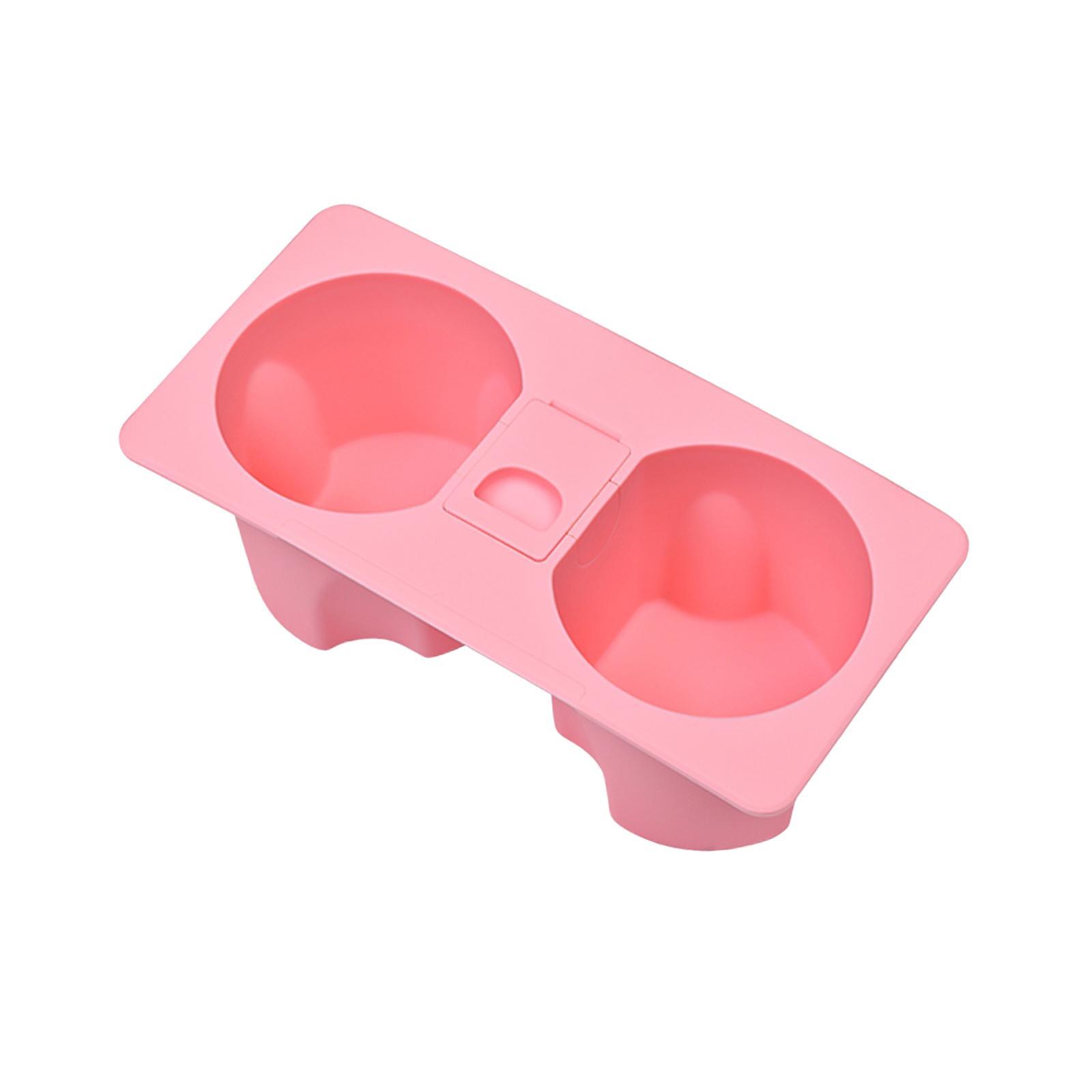 Console Cup Holder Insert Organizer Drinks Bottle Storage Mount Central Control Easy to Install for Y