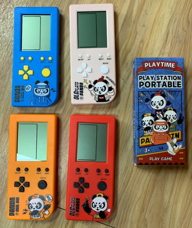 Máy chơi game cầm tay Tetris phong cách mới nhất màn hình lớn thập niên 80 và 90 cổ điển hoài cổ đồ chơi trẻ em cầm tay kiểu cũ